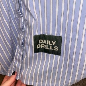 Daily Drills Button Down Top